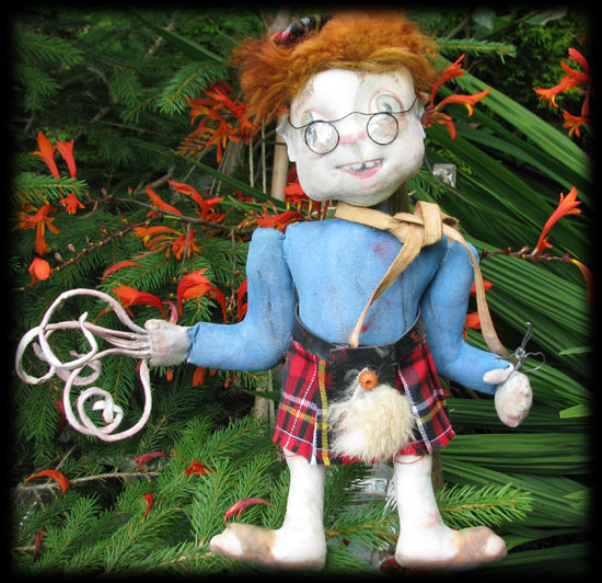 Tinker the fix-it boy ghost doll by Ravensbreath